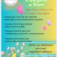 warsztaty kreatywne i florystyczne w Rumi