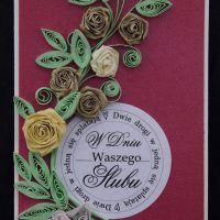quilling wedding card